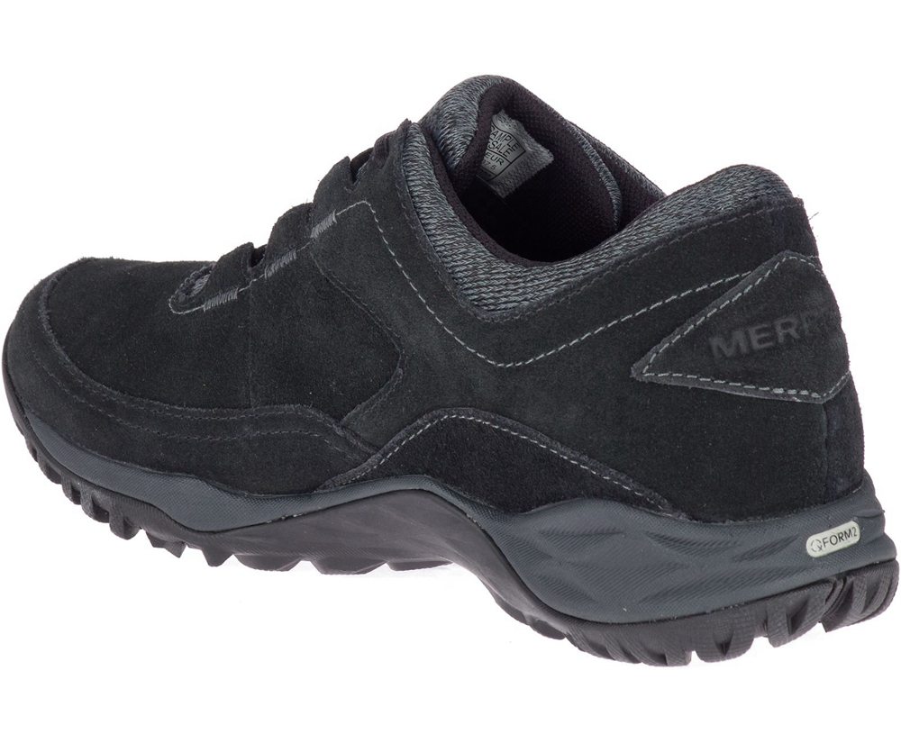 Buty Sportowe Merrell Damskie Czarne - Addison Skórzane Waterproof Q2 - 762095-KVM